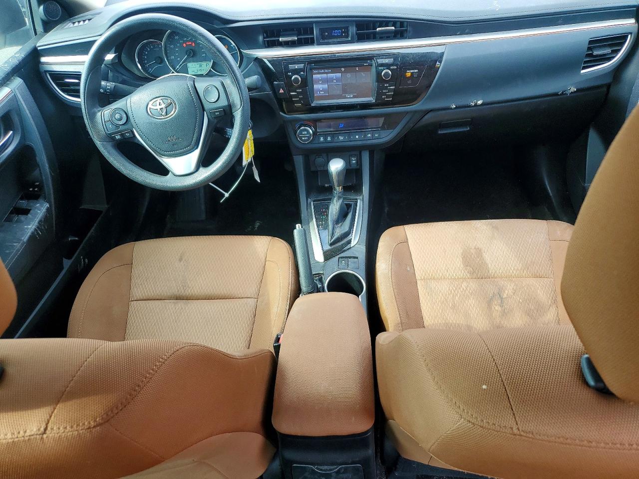 2015 Toyota Corolla Le White vin: 2T1BURHE6FC448372