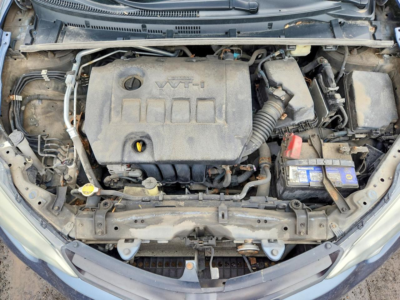 2015 Toyota Corolla L Blue vin: 2T1BURHE6FC455869