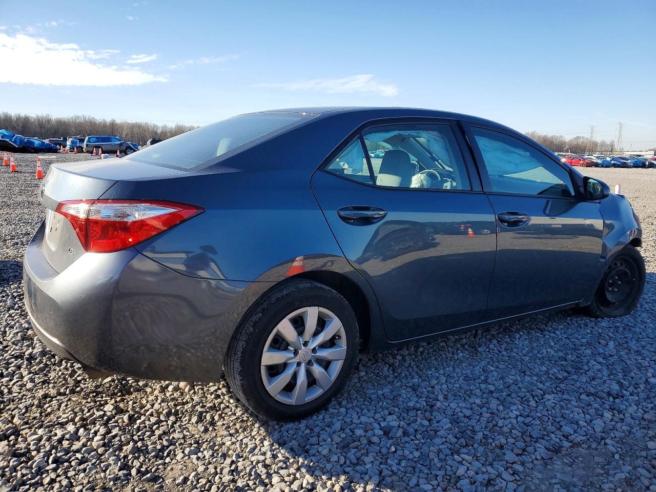 2015 Toyota Corolla L Бирюзовый vin: 2T1BURHE6FC475510