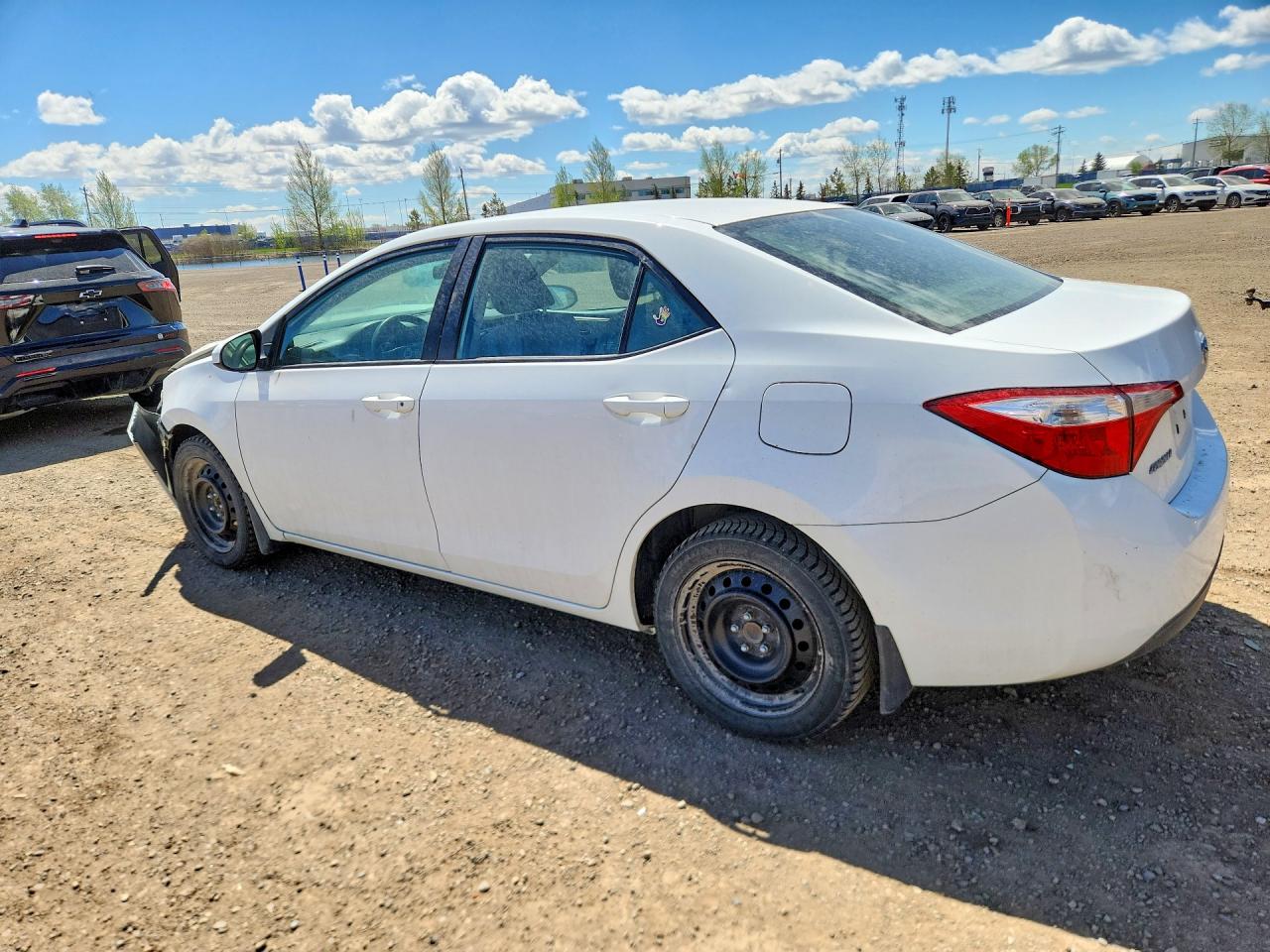 2016 Toyota Corolla L White vin: 2T1BURHE6GC612589