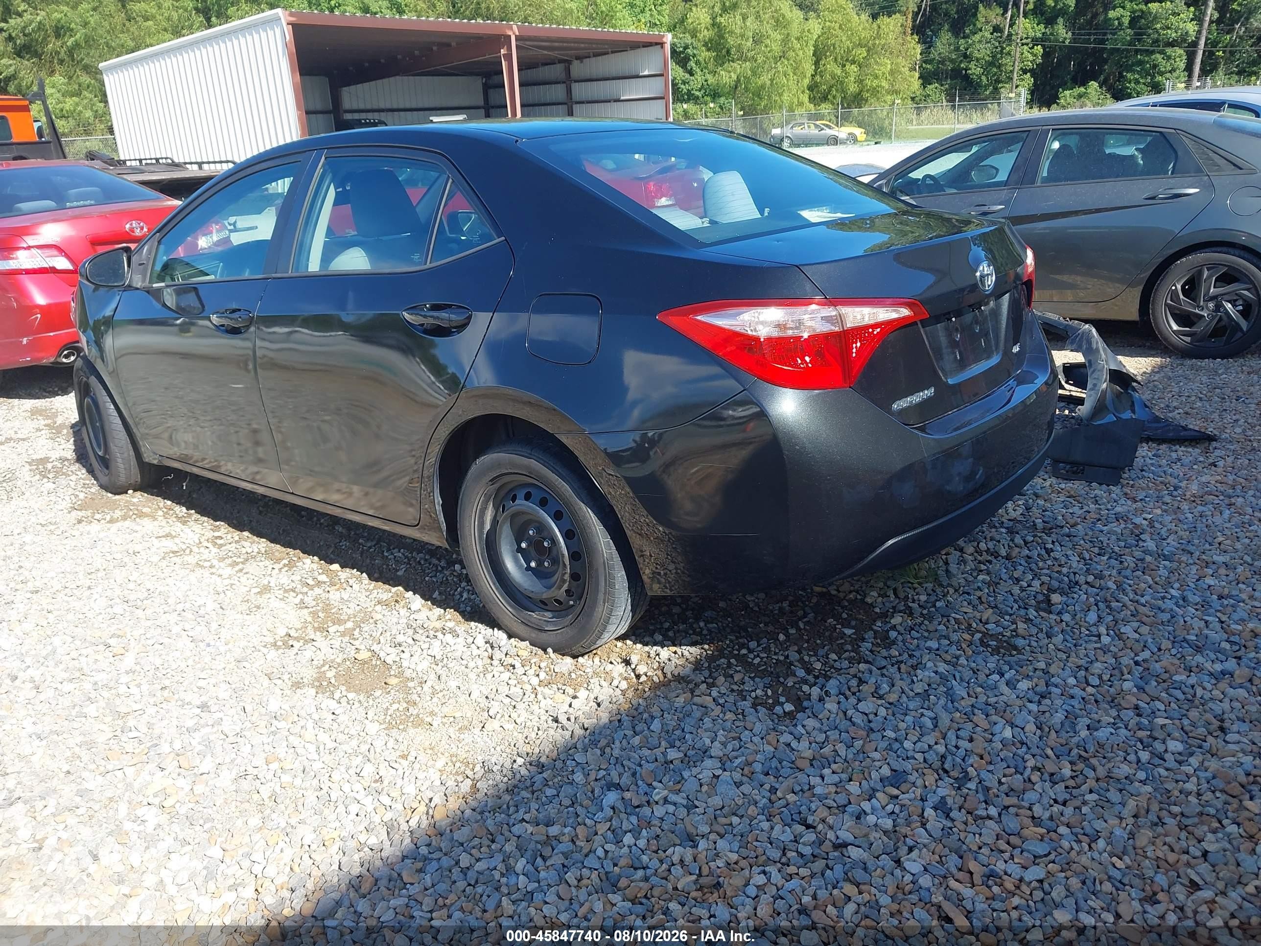 2017 Toyota Corolla Le Black vin: 2T1BURHE6HC843008