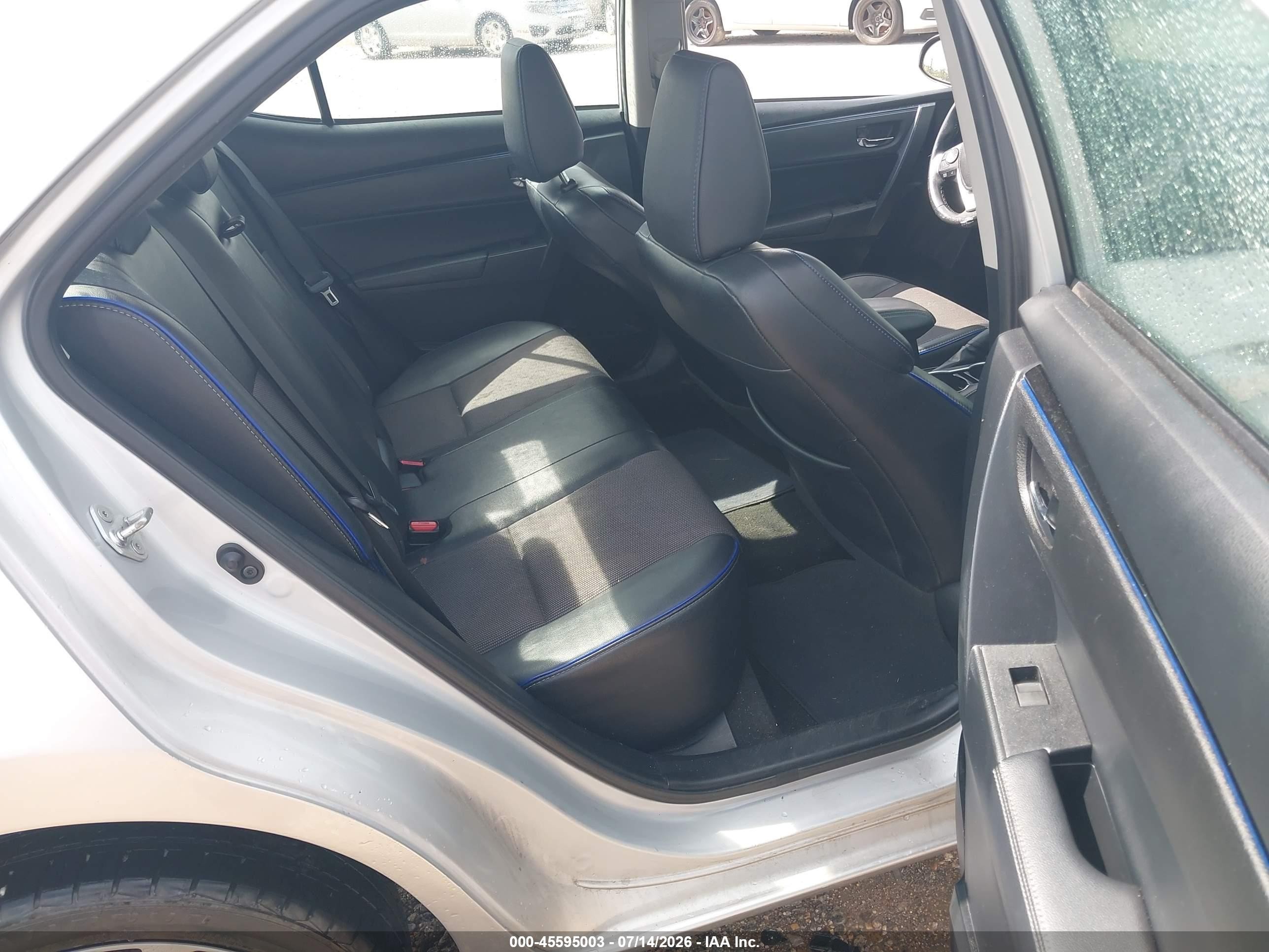 2017 Toyota Corolla Se Silver vin: 2T1BURHE6HC886599