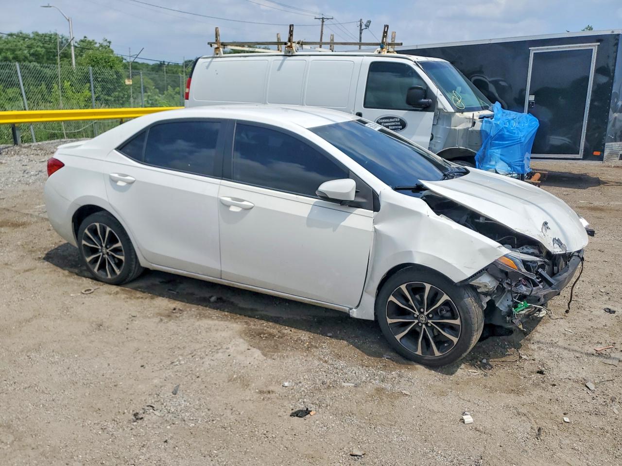 2018 Toyota Corolla Se White vin: 2T1BURHE6JC018754