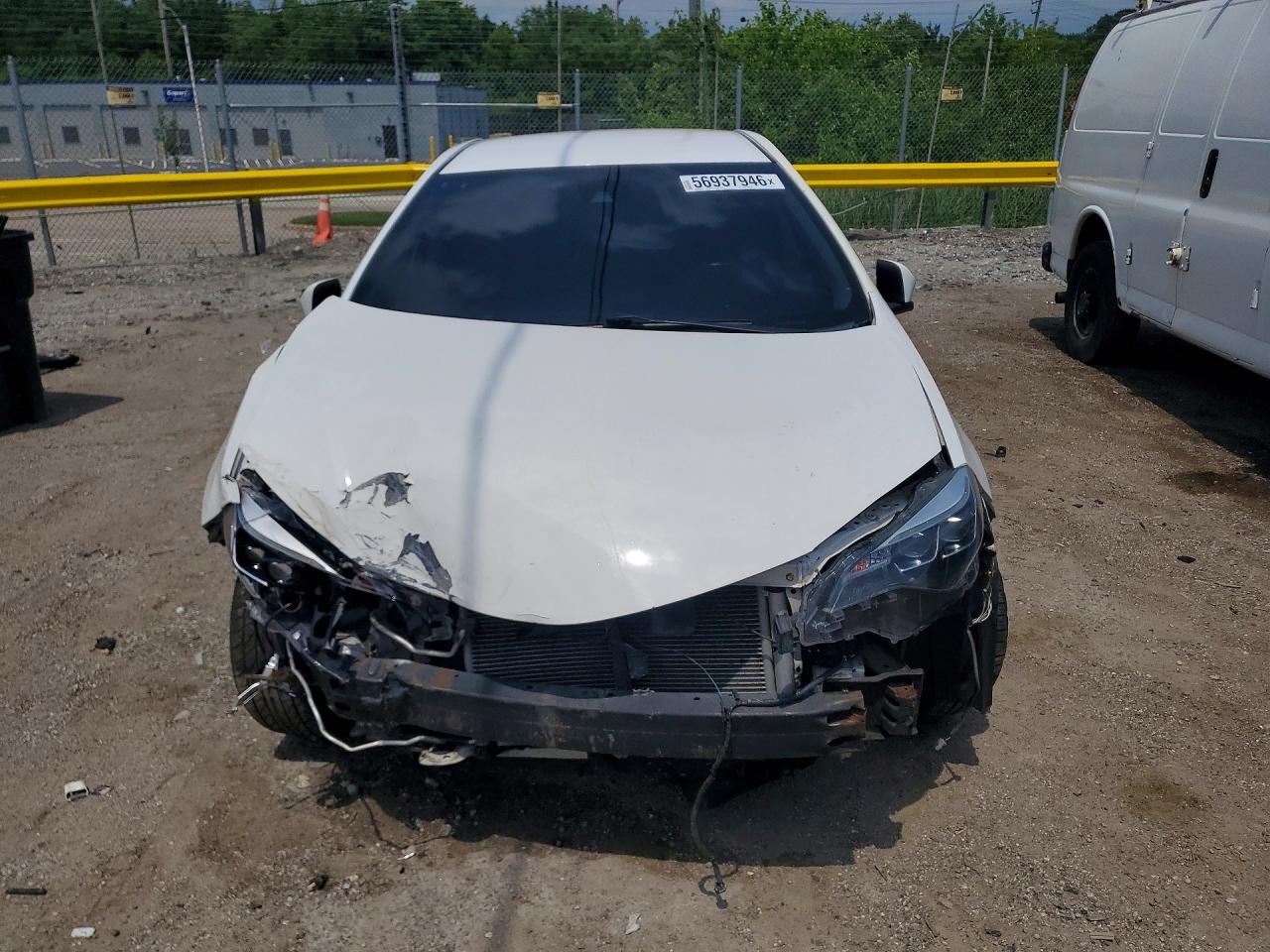 2018 Toyota Corolla Se White vin: 2T1BURHE6JC018754