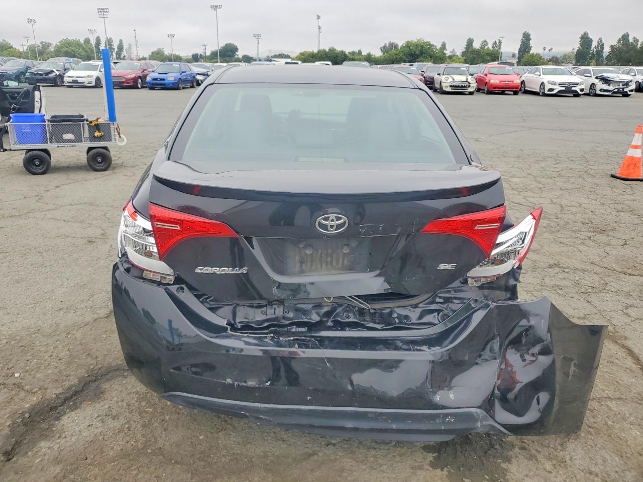 2018 Toyota Corolla Se Black vin: 2T1BURHE6JC078128