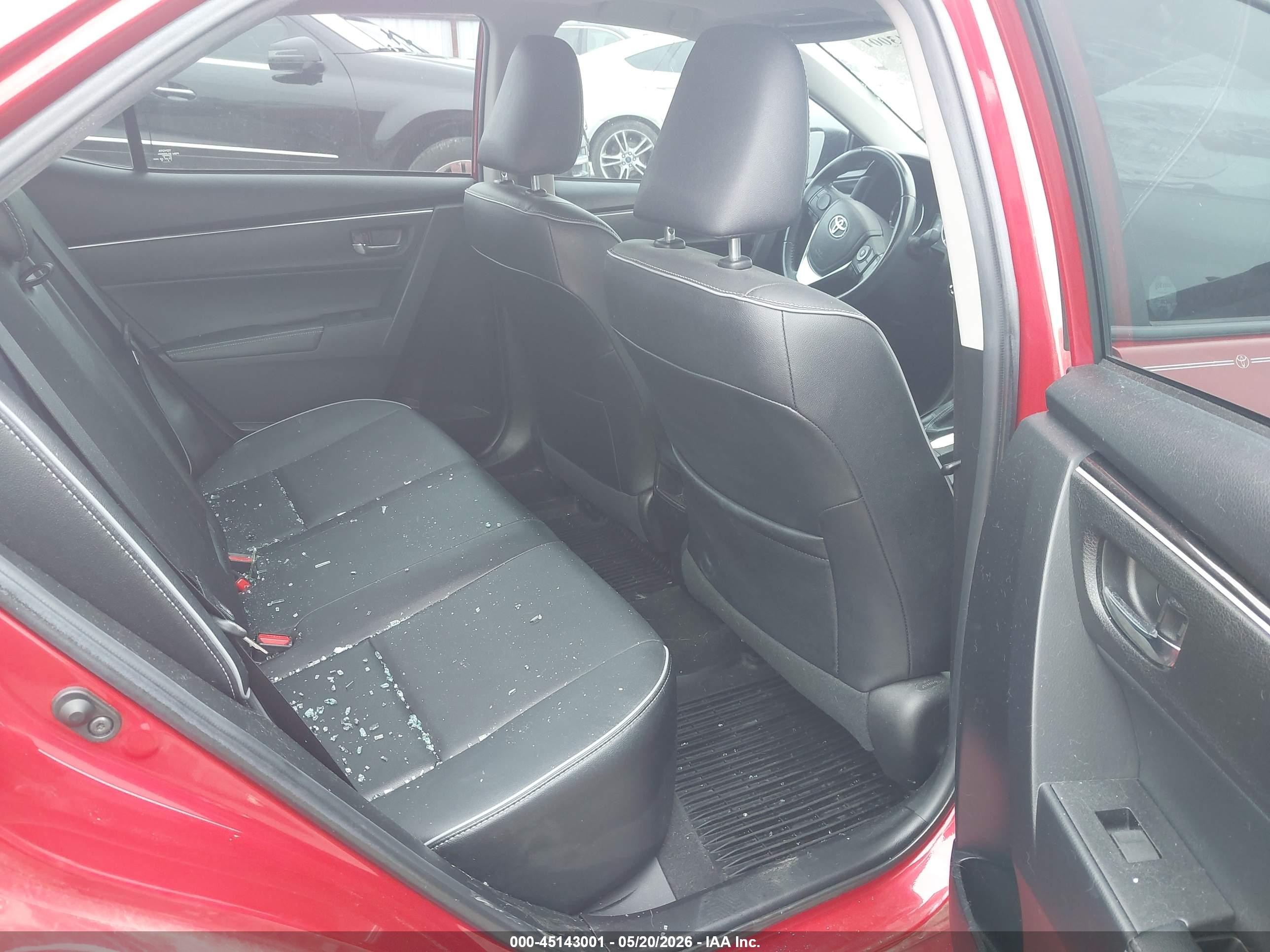 2019 Toyota Corolla Xle Red vin: 2T1BURHE6KC205476