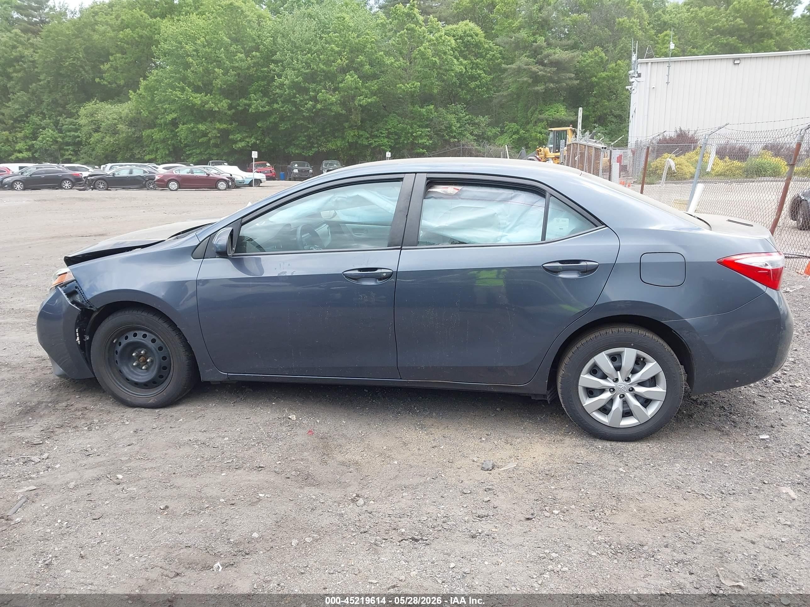 2014 Toyota Corolla Le Blue vin: 2T1BURHE7EC003119