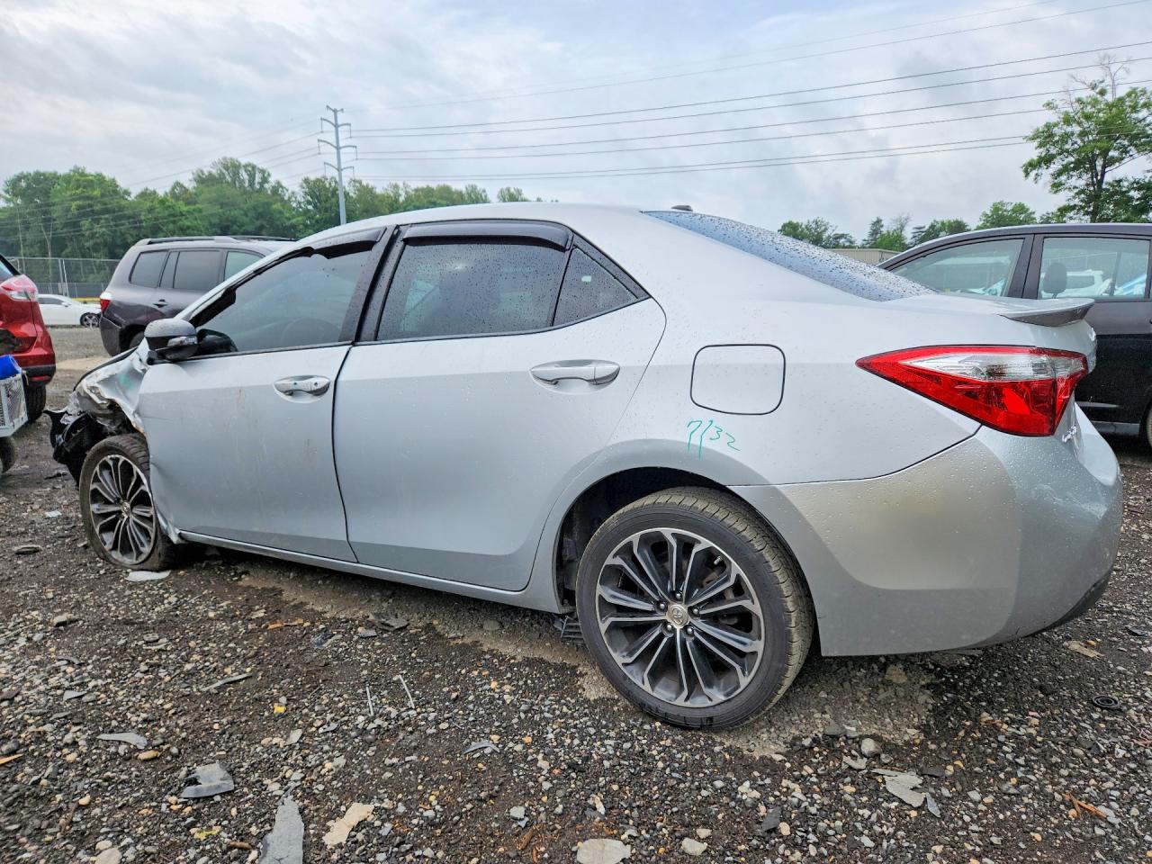 2014 Toyota Corolla S Premium Silver vin: 2T1BURHE7EC016002