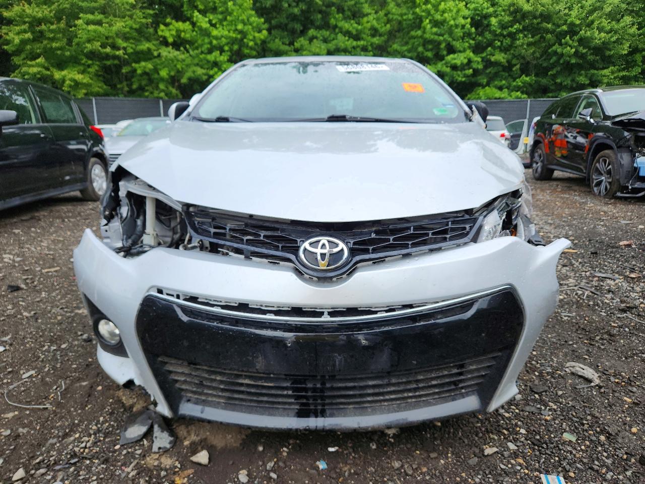 2014 Toyota Corolla S Premium Silver vin: 2T1BURHE7EC016002