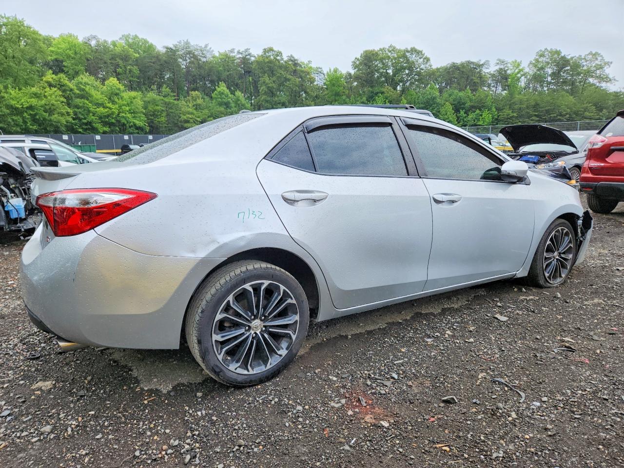 2014 Toyota Corolla S Premium Silver vin: 2T1BURHE7EC016002