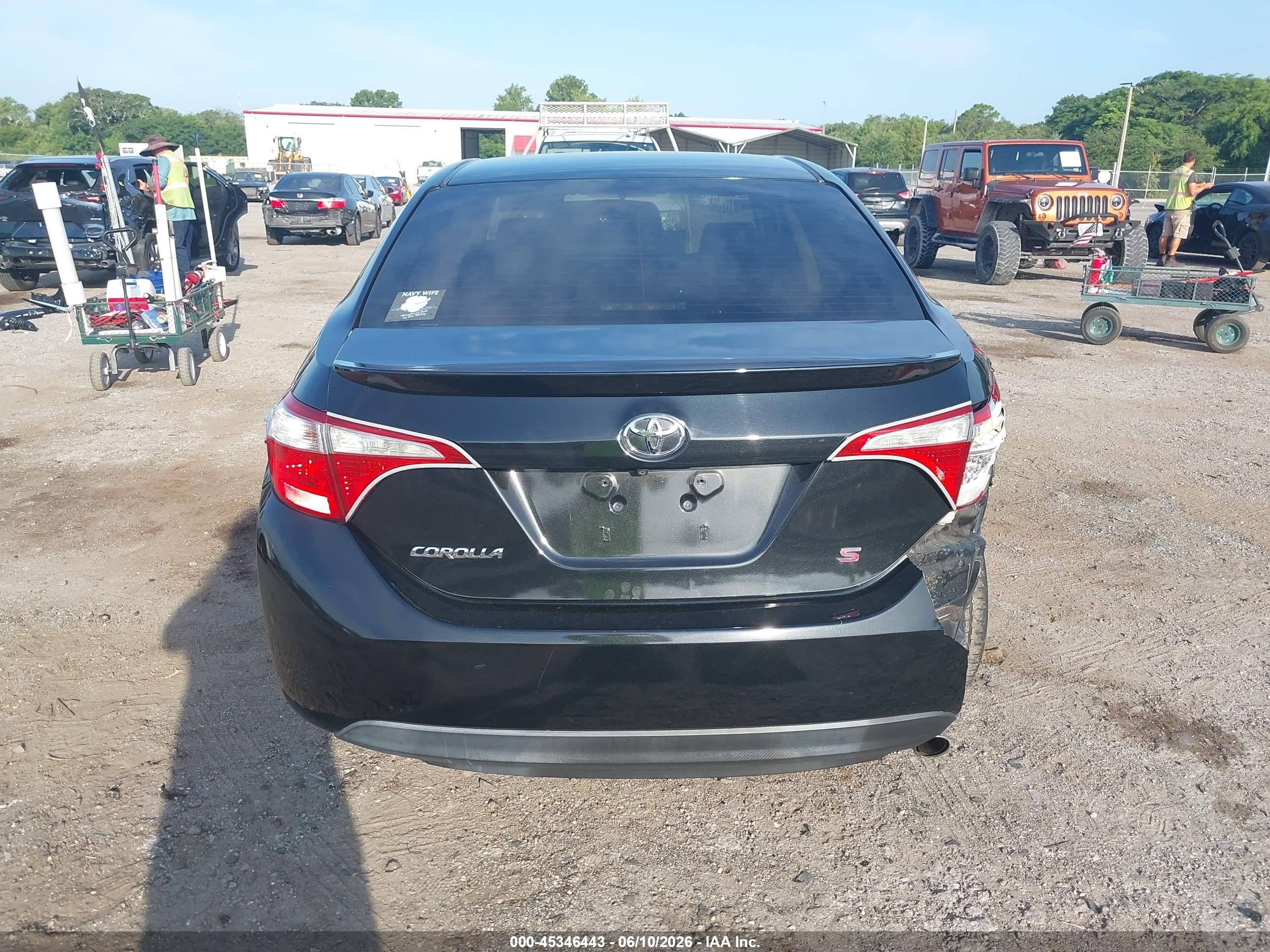 2014 Toyota Corolla S Plus Черный vin: 2T1BURHE7EC016484