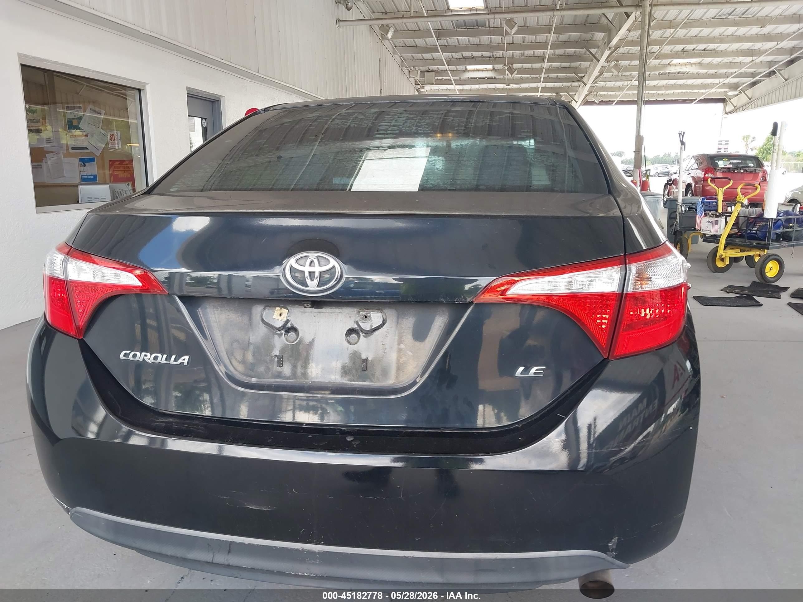 2014 Toyota Corolla Le Black vin: 2T1BURHE7EC026609