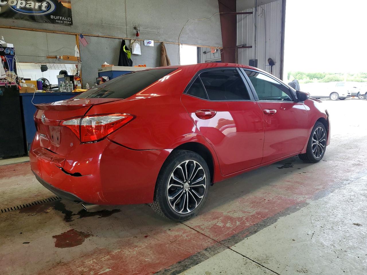 2014 Toyota Corolla S Plus Red vin: 2T1BURHE7EC038324