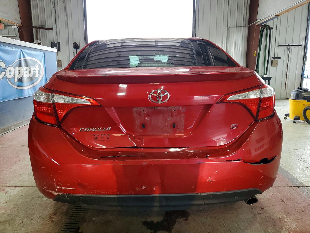 2014 Toyota Corolla S Plus Red vin: 2T1BURHE7EC038324