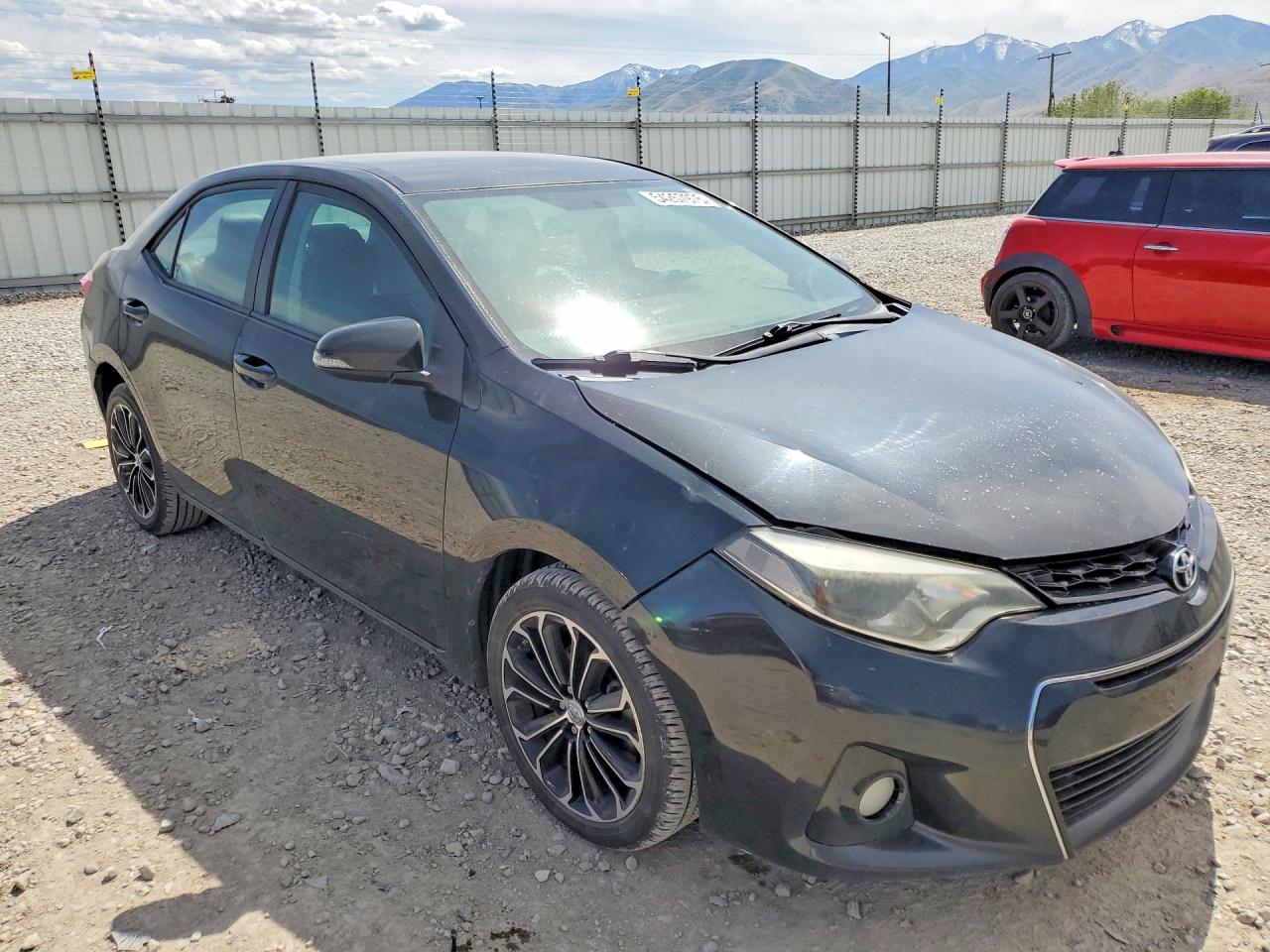 2014 Toyota Corolla S Plus Черный vin: 2T1BURHE7EC044561
