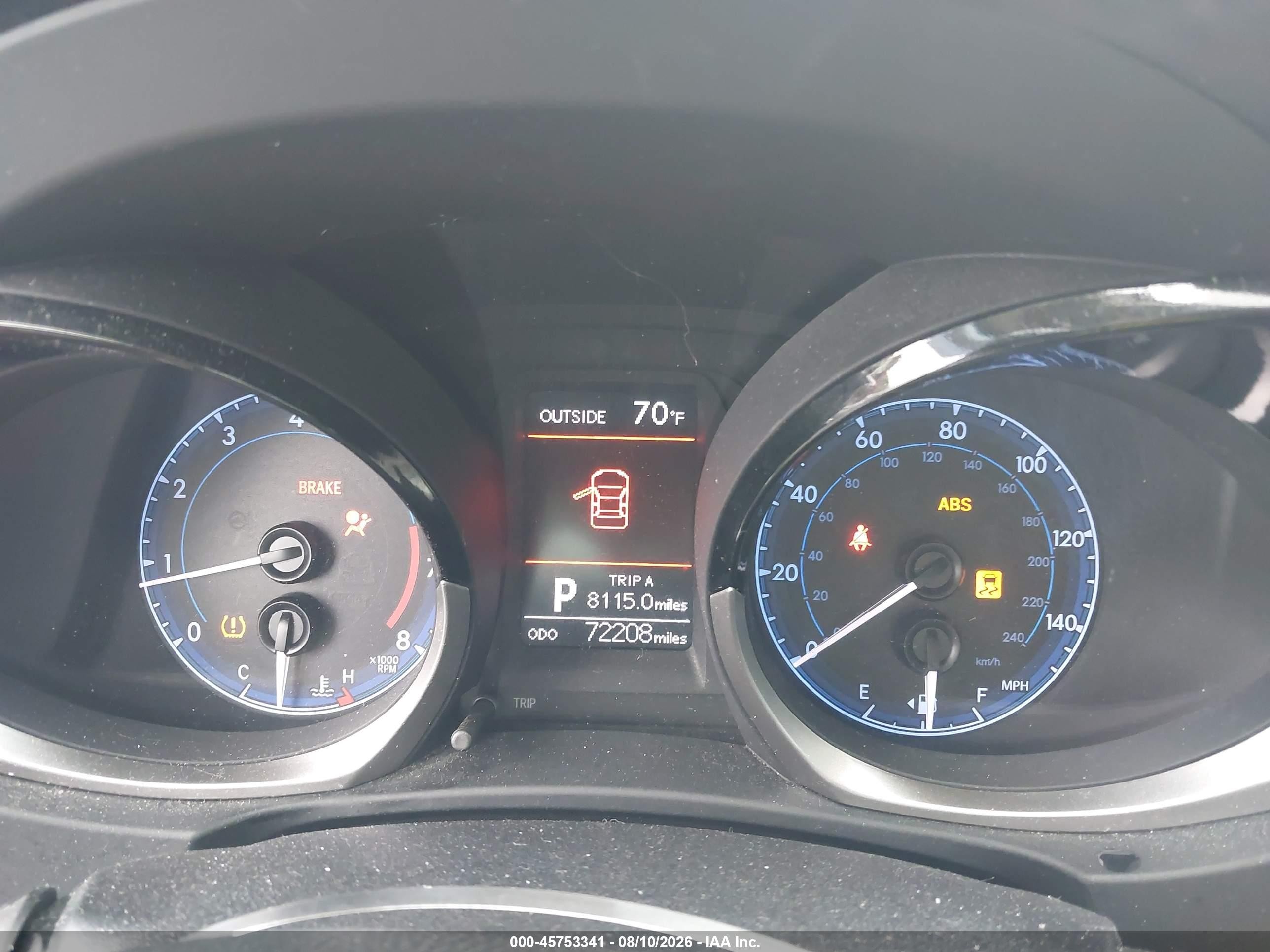 2014 Toyota Corolla S Plus Red vin: 2T1BURHE7EC045600