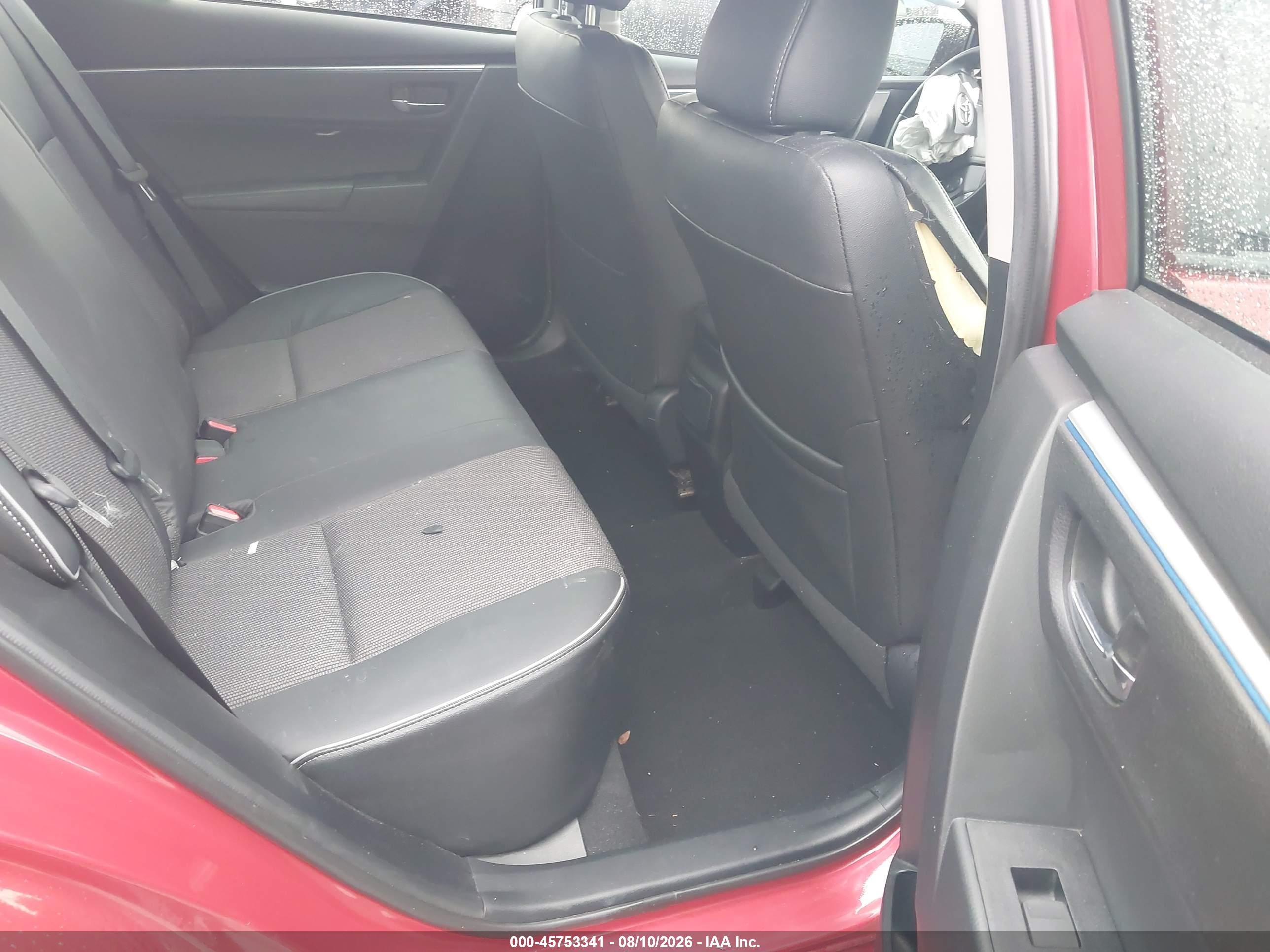 2014 Toyota Corolla S Plus Red vin: 2T1BURHE7EC045600