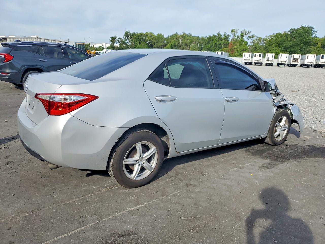 2014 Toyota Corolla L Silver vin: 2T1BURHE7EC048397