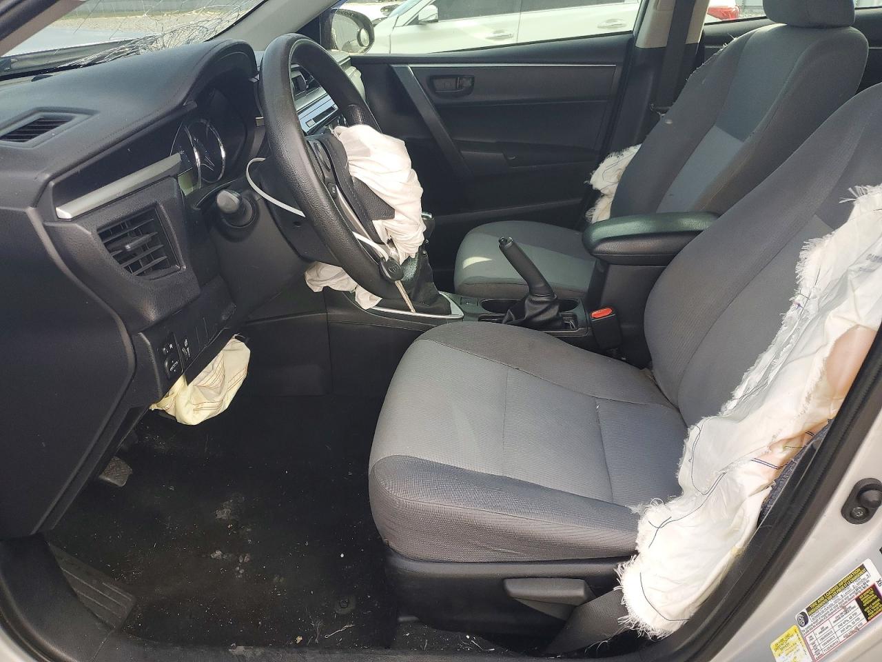 2014 Toyota Corolla L Silver vin: 2T1BURHE7EC048397