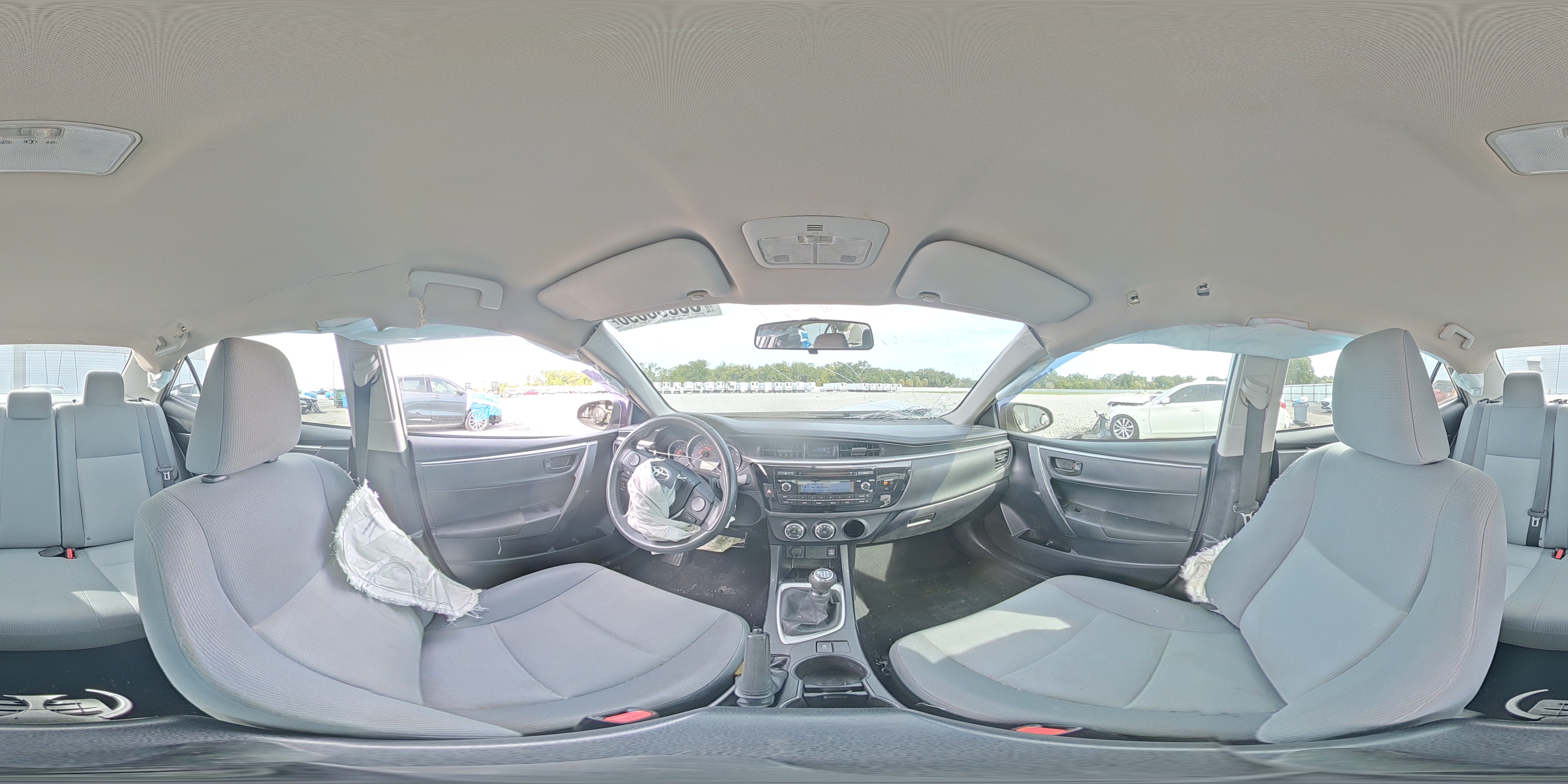 2014 Toyota Corolla L Silver vin: 2T1BURHE7EC048397