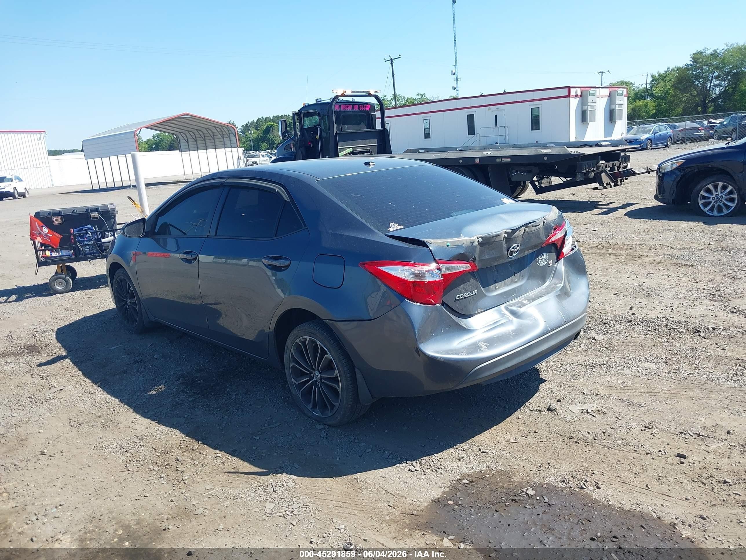 2014 Toyota Corolla S Plus Gray vin: 2T1BURHE7EC048898