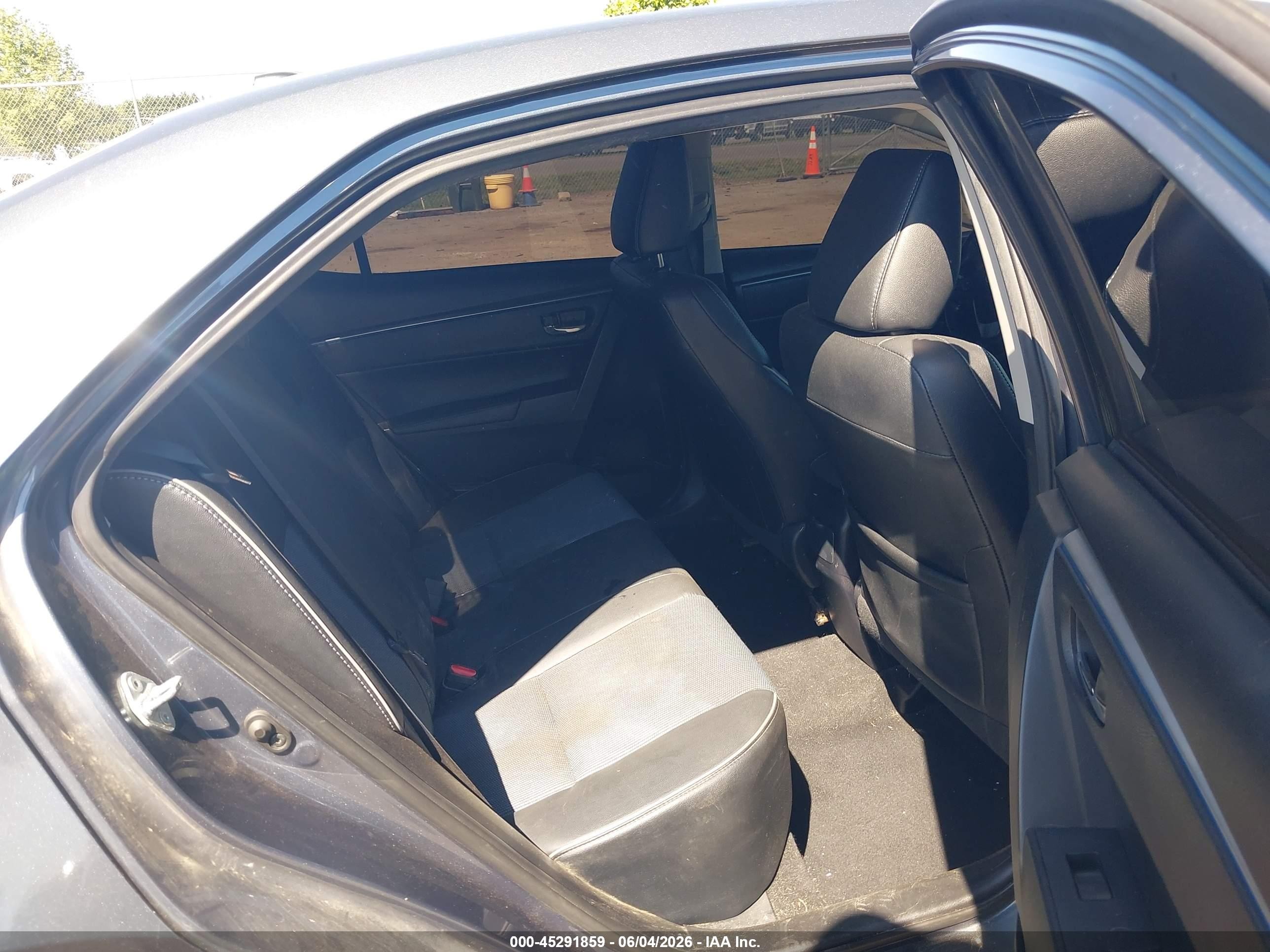 2014 Toyota Corolla S Plus Gray vin: 2T1BURHE7EC048898