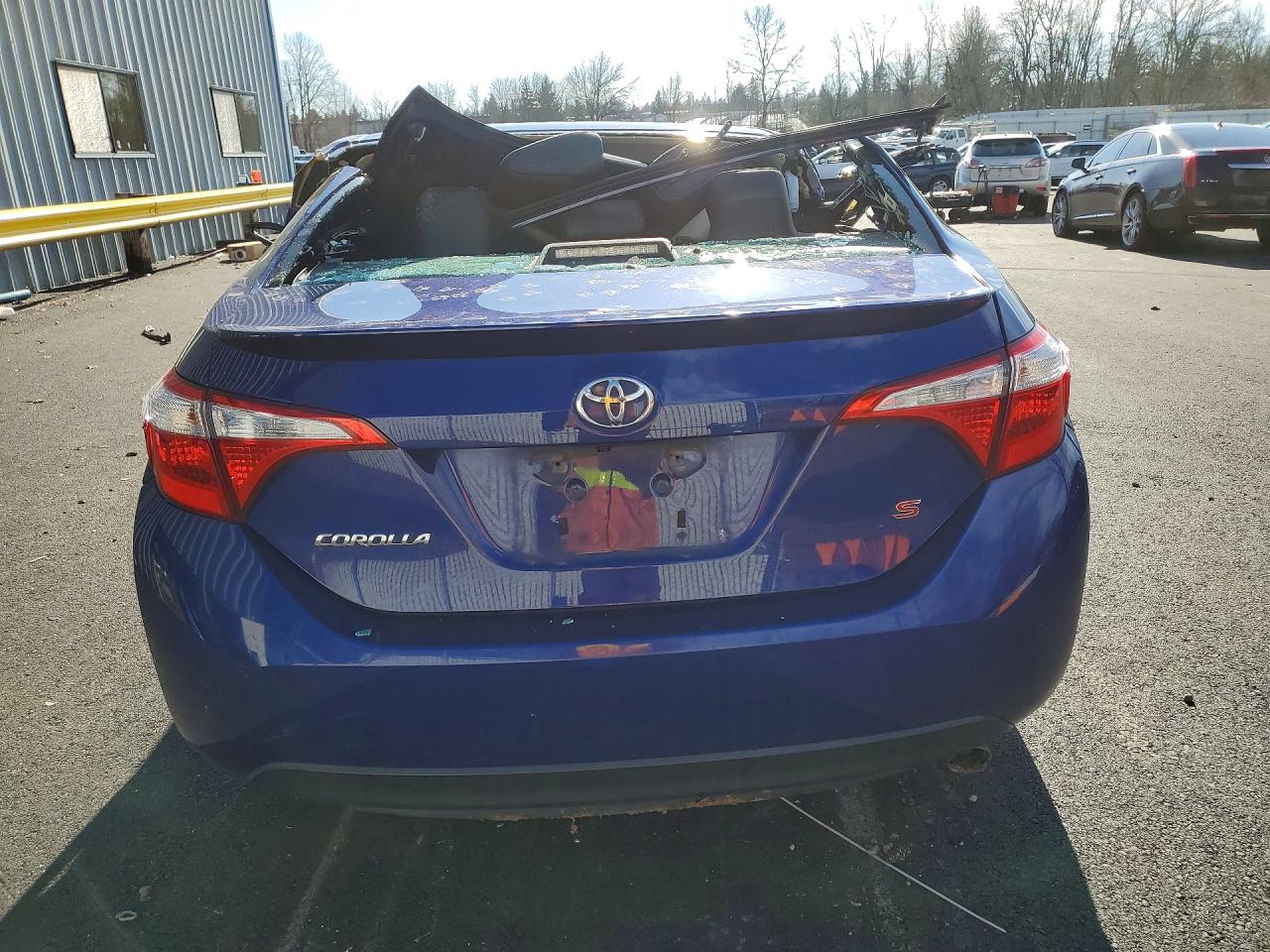 2014 Toyota Corolla S Plus Blue vin: 2T1BURHE7EC057150