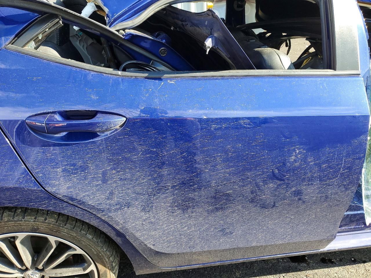 2014 Toyota Corolla S Plus Blue vin: 2T1BURHE7EC057150