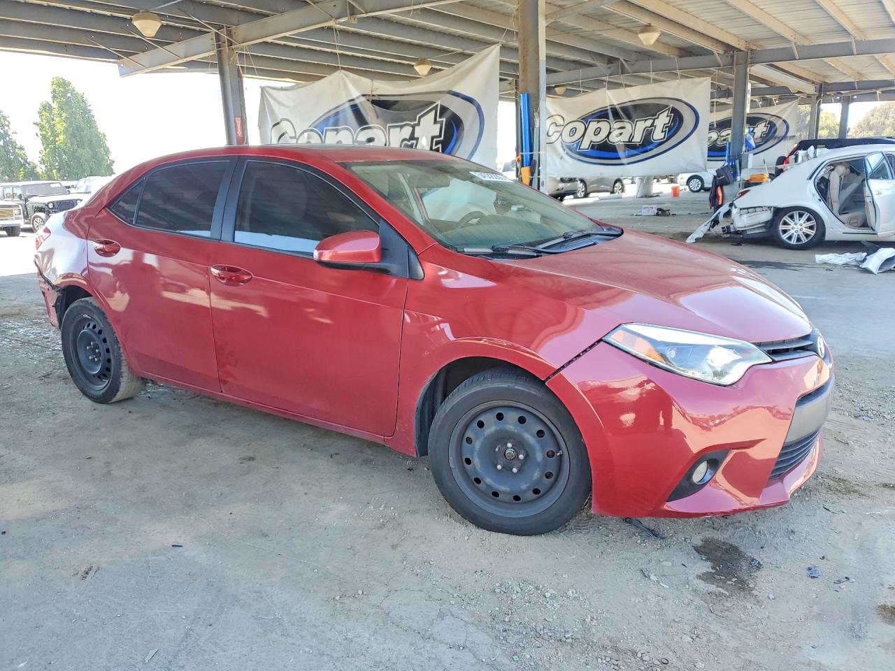2014 Toyota Corolla Le Plus Burgundy vin: 2T1BURHE7EC062607