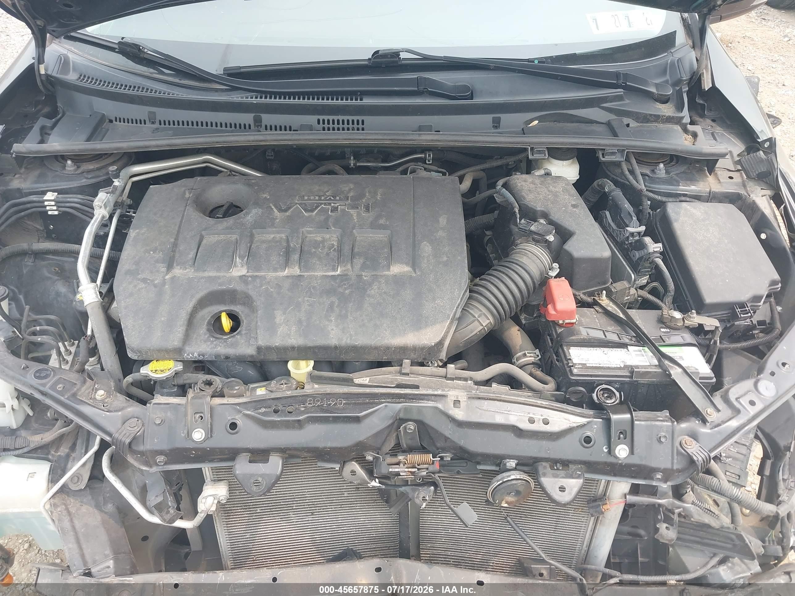 2014 Toyota Corolla S Plus Gray vin: 2T1BURHE7EC064700