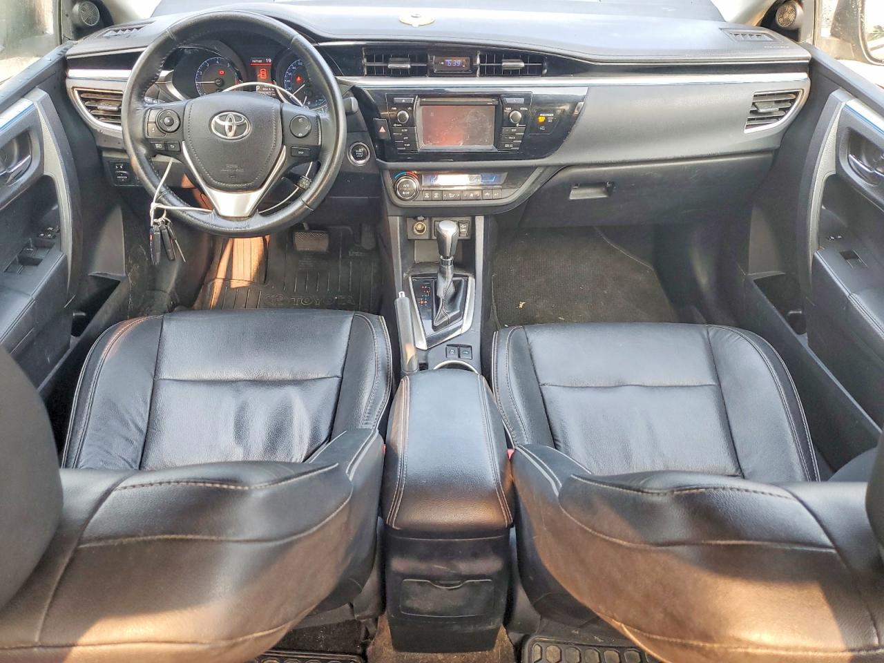 2014 Toyota Corolla L Black vin: 2T1BURHE7EC067208