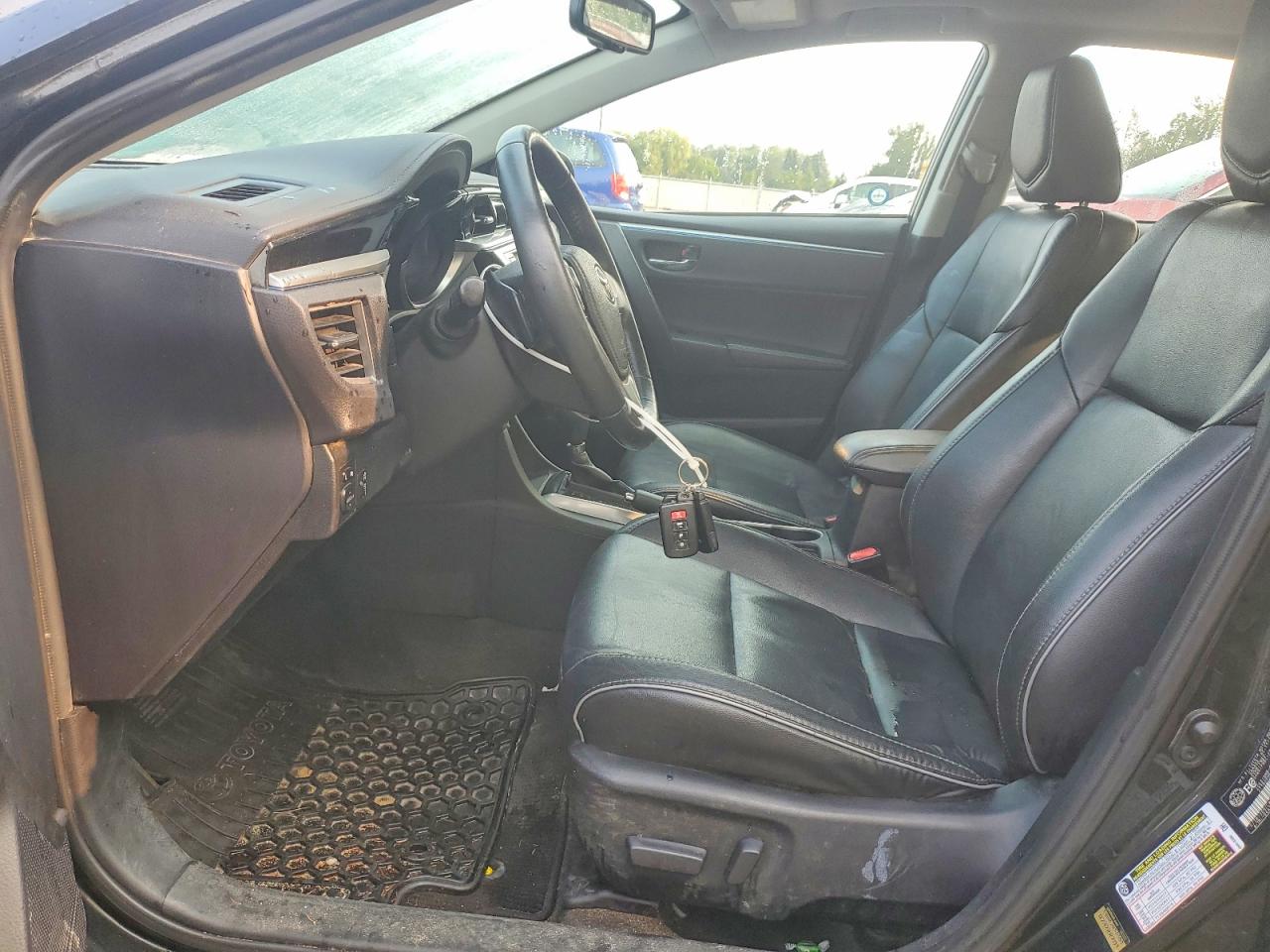 2014 Toyota Corolla L Black vin: 2T1BURHE7EC067208