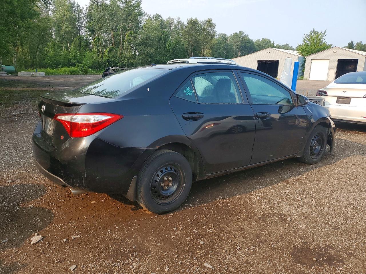 2014 Toyota Corolla L Black vin: 2T1BURHE7EC067208