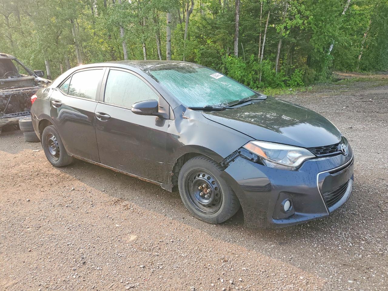2014 Toyota Corolla L Black vin: 2T1BURHE7EC067208