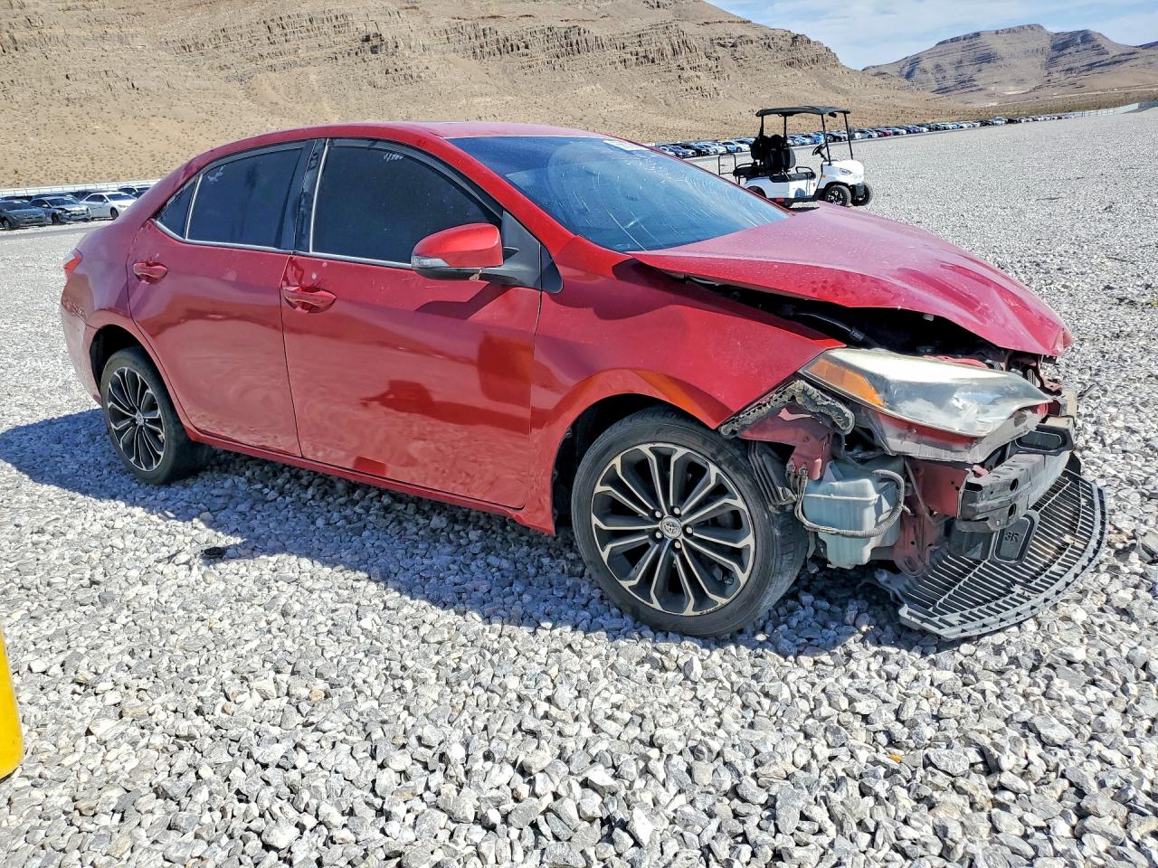 2014 Toyota Corolla S Plus Red vin: 2T1BURHE7EC079309