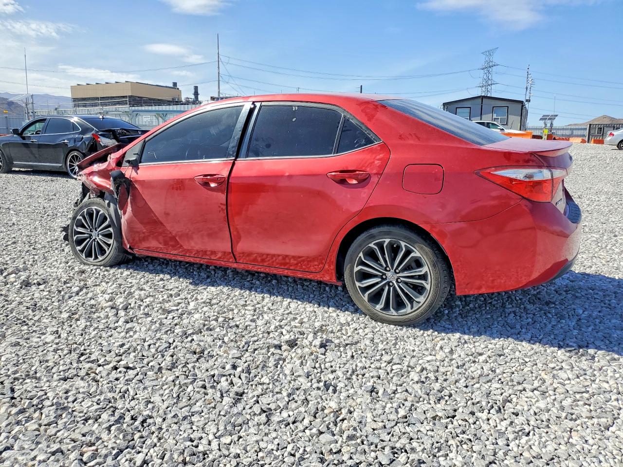 2014 Toyota Corolla S Plus Red vin: 2T1BURHE7EC079309