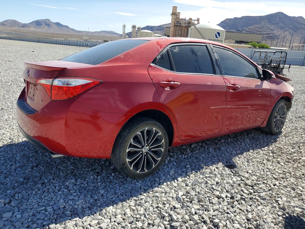 2014 Toyota Corolla S Plus Red vin: 2T1BURHE7EC079309