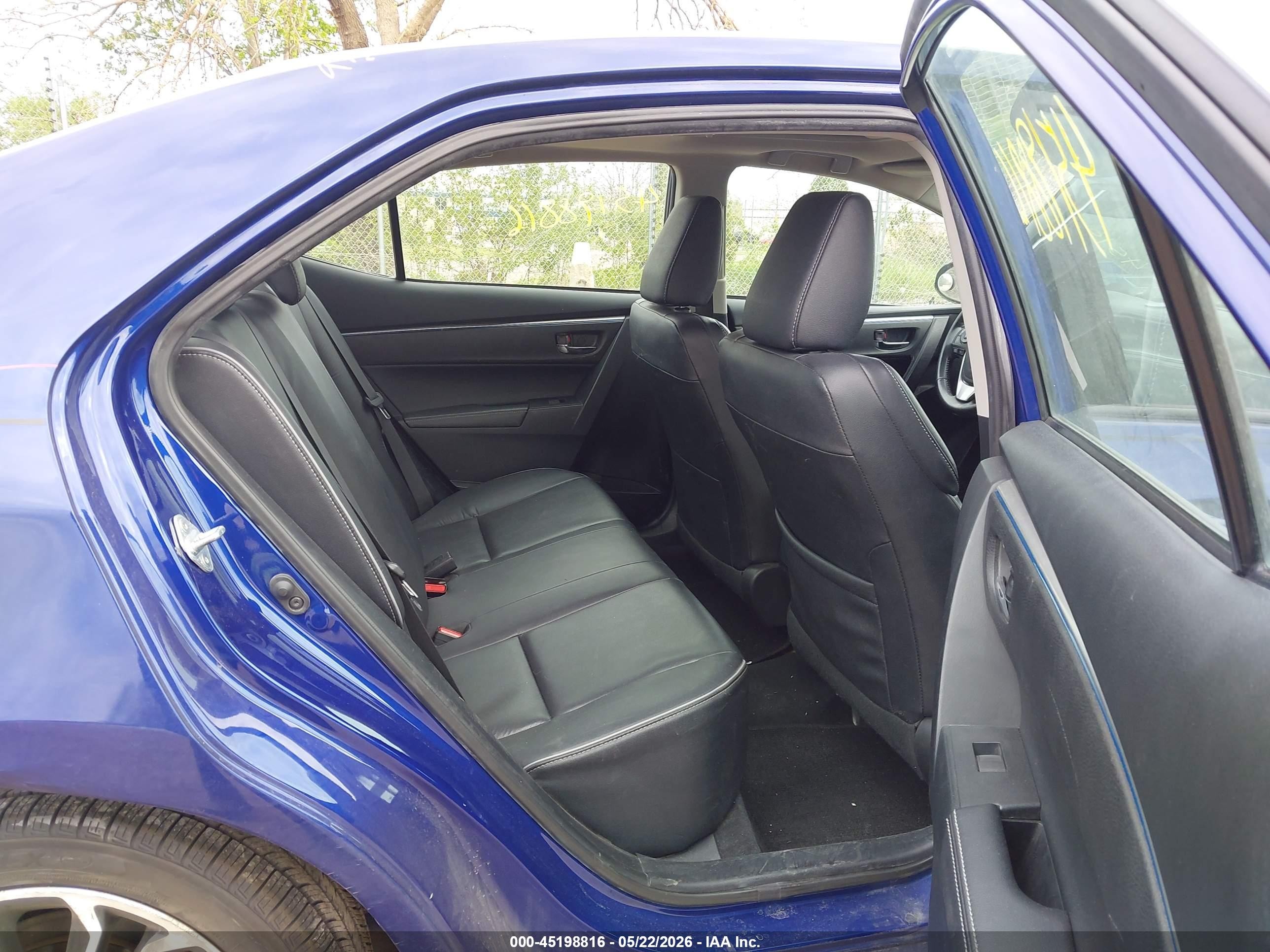 2014 Toyota Corolla S Premium Blue vin: 2T1BURHE7EC087927