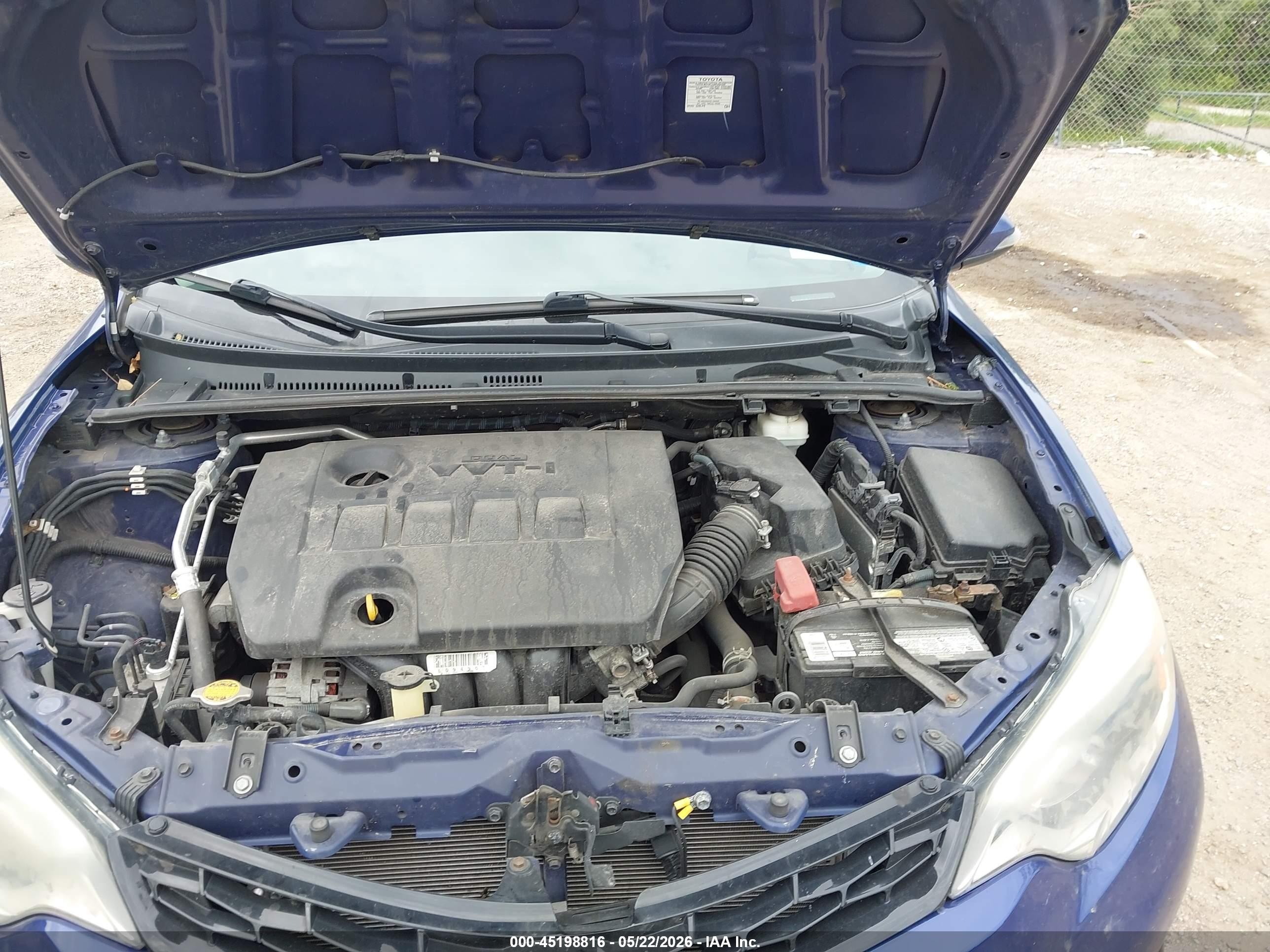 2014 Toyota Corolla S Premium Blue vin: 2T1BURHE7EC087927