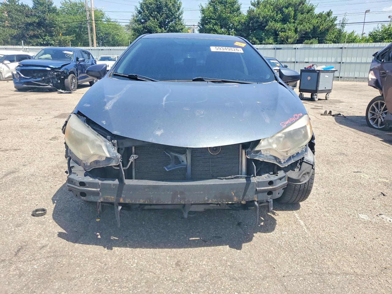 2014 Toyota Corolla Le Silver vin: 2T1BURHE7EC091623