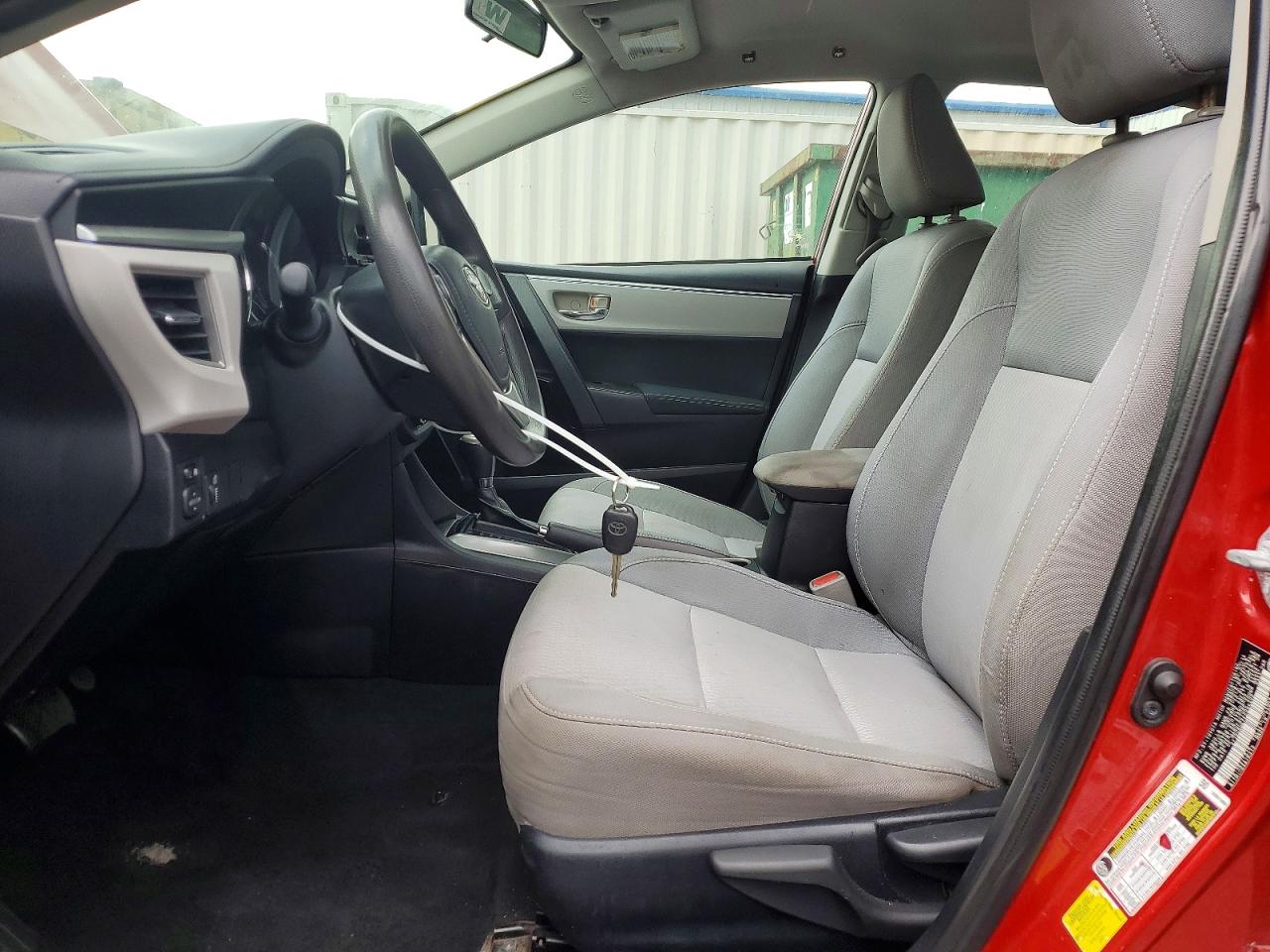 2014 Toyota Corolla Le Red vin: 2T1BURHE7EC095400
