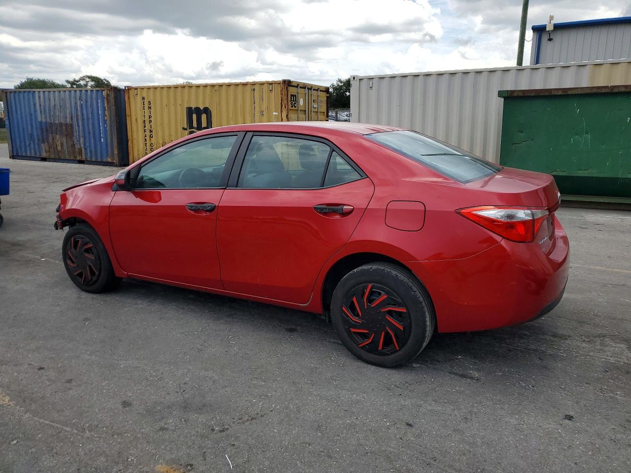 2014 Toyota Corolla Le Red vin: 2T1BURHE7EC095400