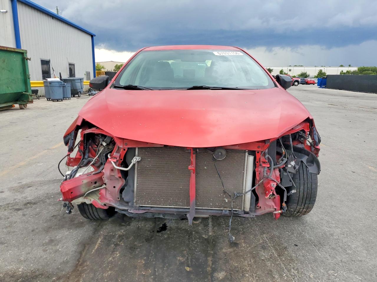 2014 Toyota Corolla Le Red vin: 2T1BURHE7EC095400