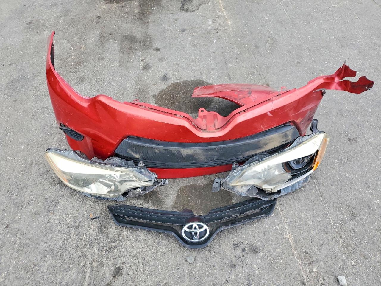 2014 Toyota Corolla Le Red vin: 2T1BURHE7EC095400