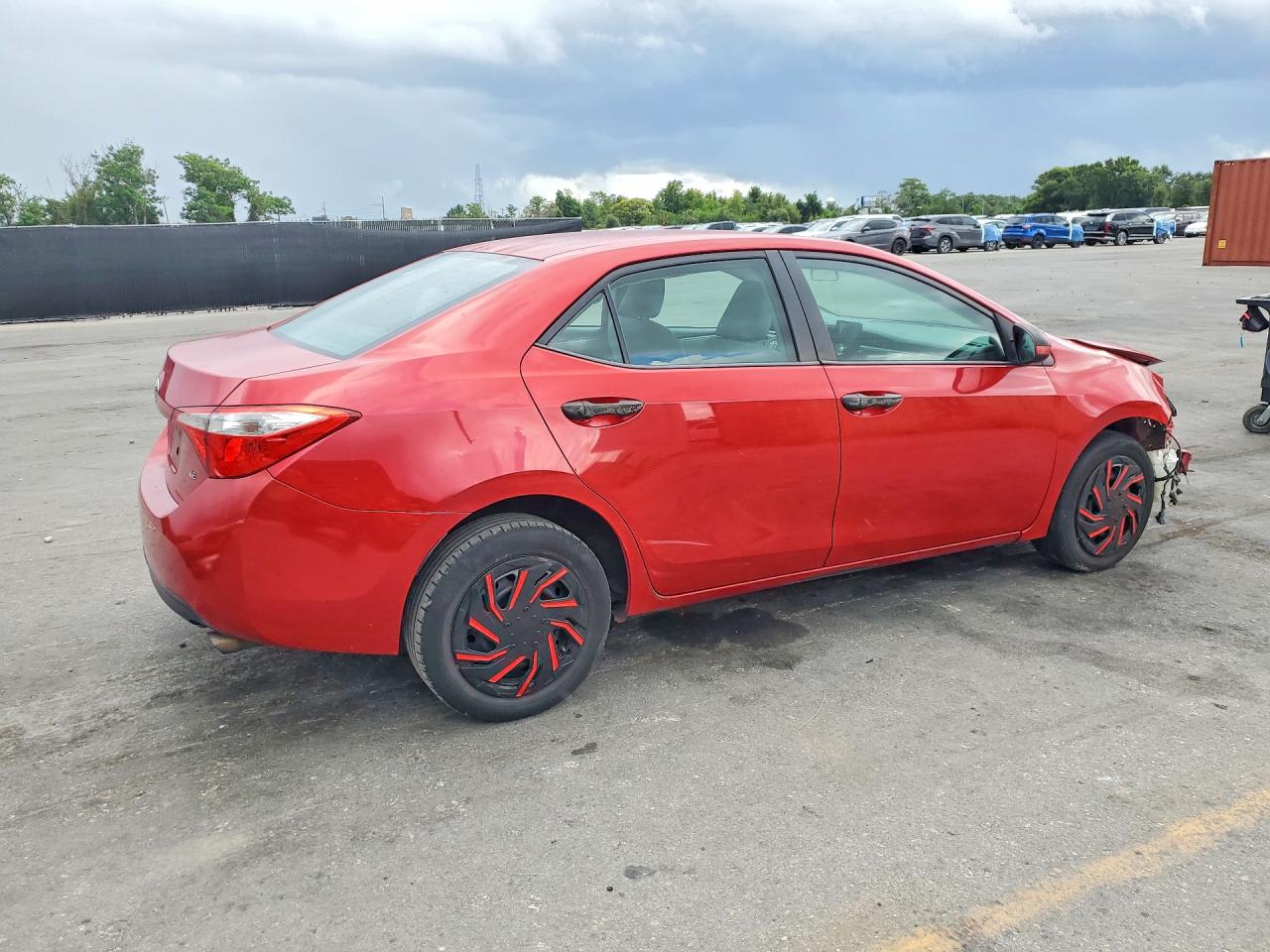 2014 Toyota Corolla Le Red vin: 2T1BURHE7EC095400
