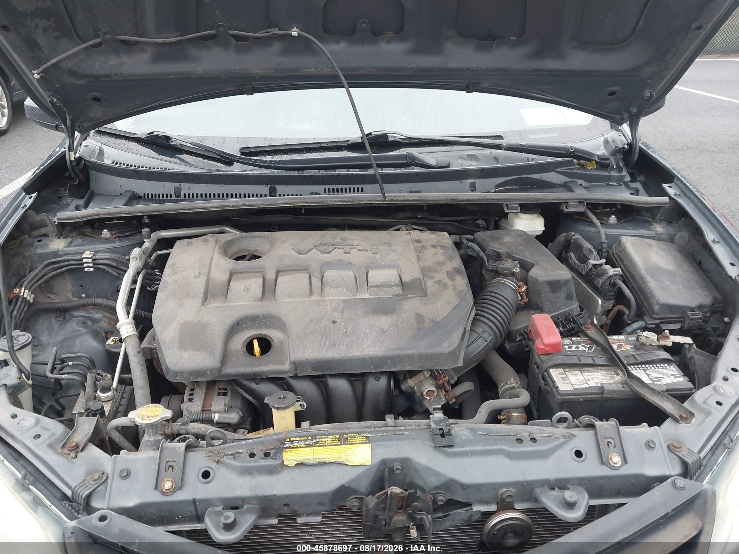2014 Toyota Corolla Le Gray vin: 2T1BURHE7EC096790