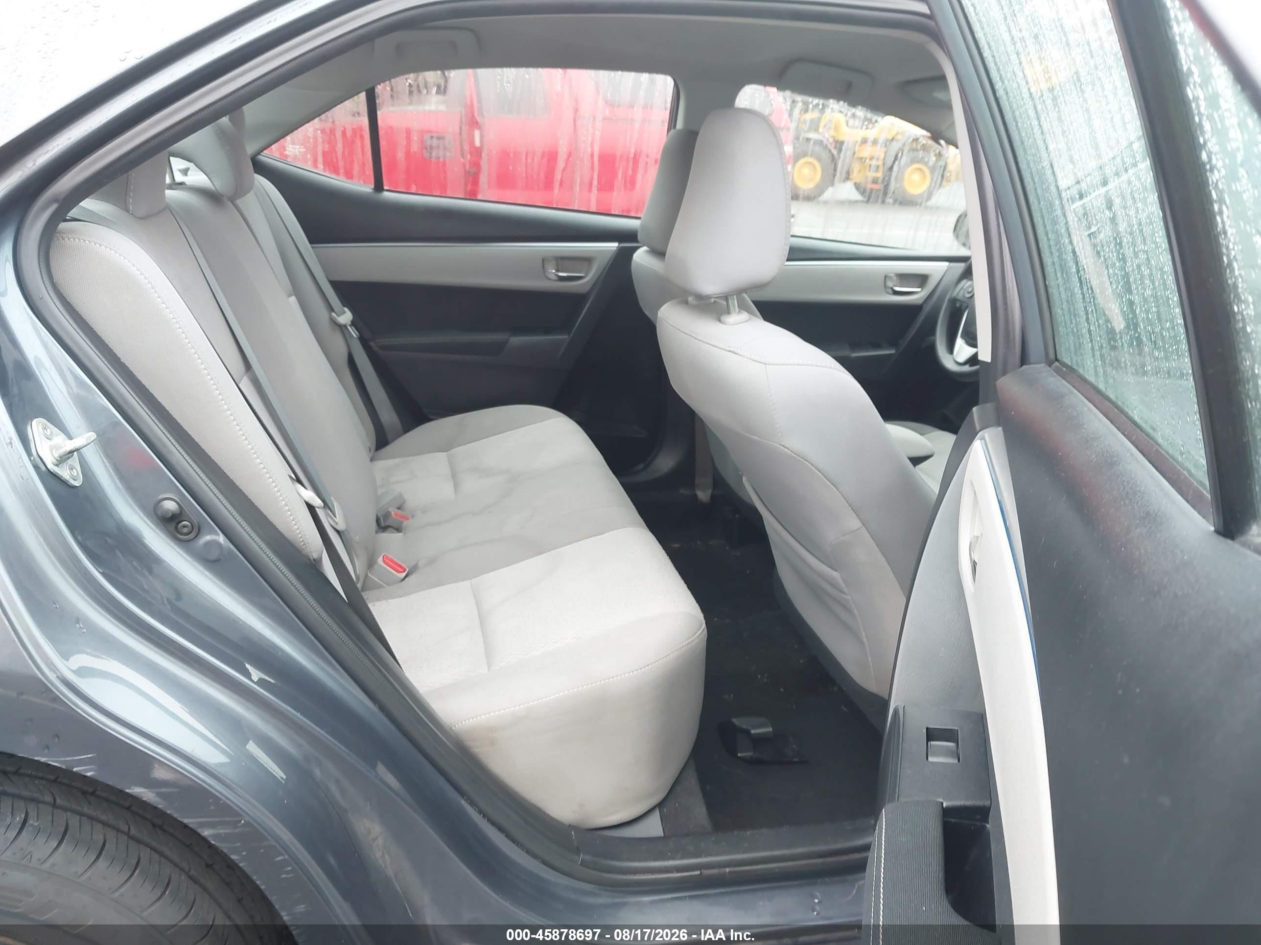 2014 Toyota Corolla Le Gray vin: 2T1BURHE7EC096790