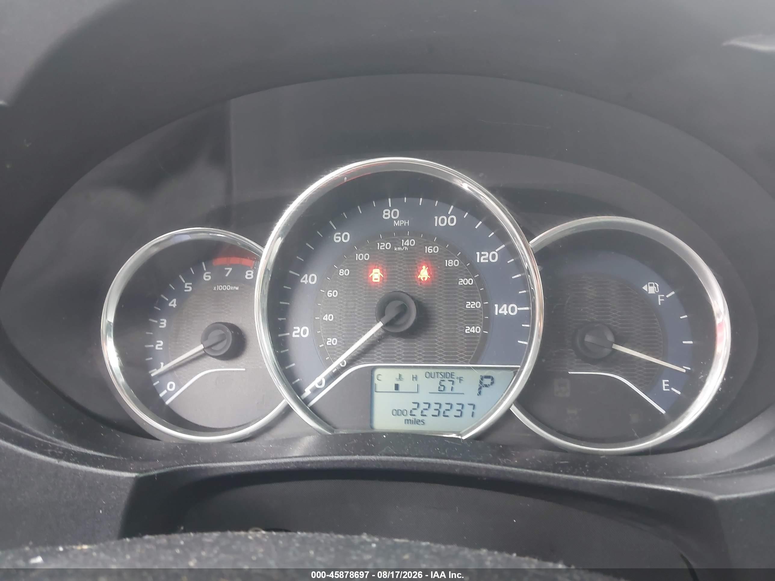 2014 Toyota Corolla Le Gray vin: 2T1BURHE7EC096790