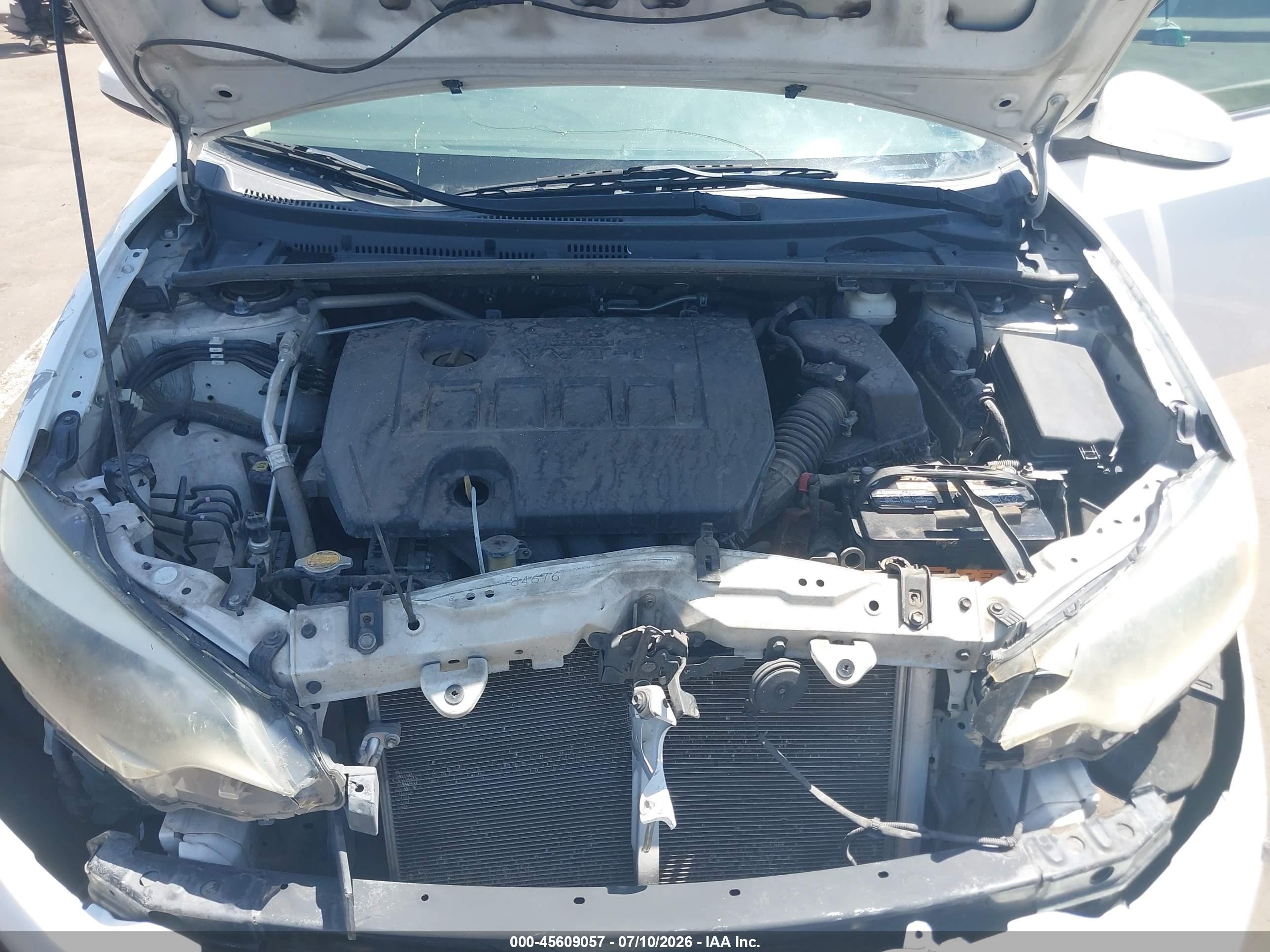 2014 Toyota Corolla Le Plus White vin: 2T1BURHE7EC108520