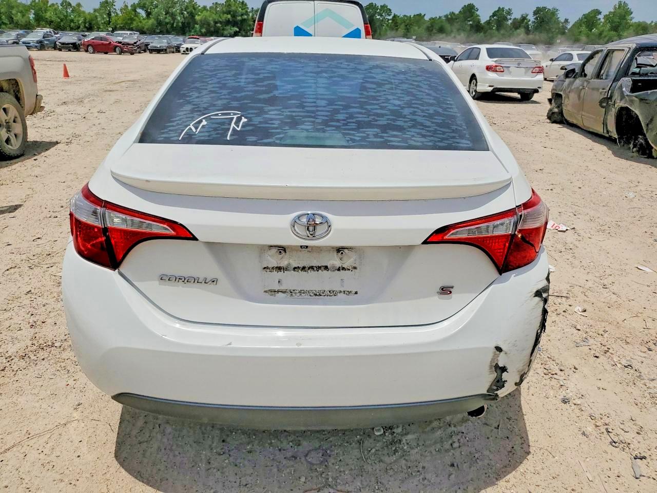 2014 Toyota Corolla L White vin: 2T1BURHE7EC114849